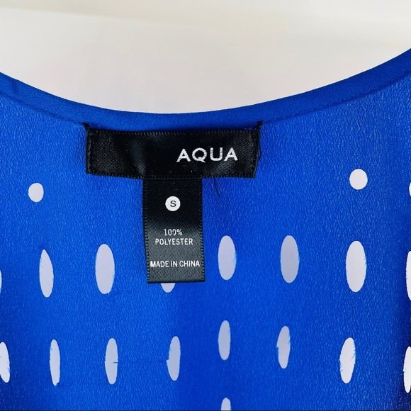 AQUA royal blue top Small - Picture 2 of 7